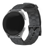 Strap-it Bracelet silicone 'hexa' Samsung Gear Sport (noir)