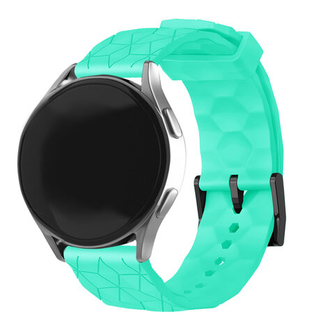 Strap-it Strap-it Bracelet silicone 'hexa' Xiaomi Amazfit GTR (aqua)
