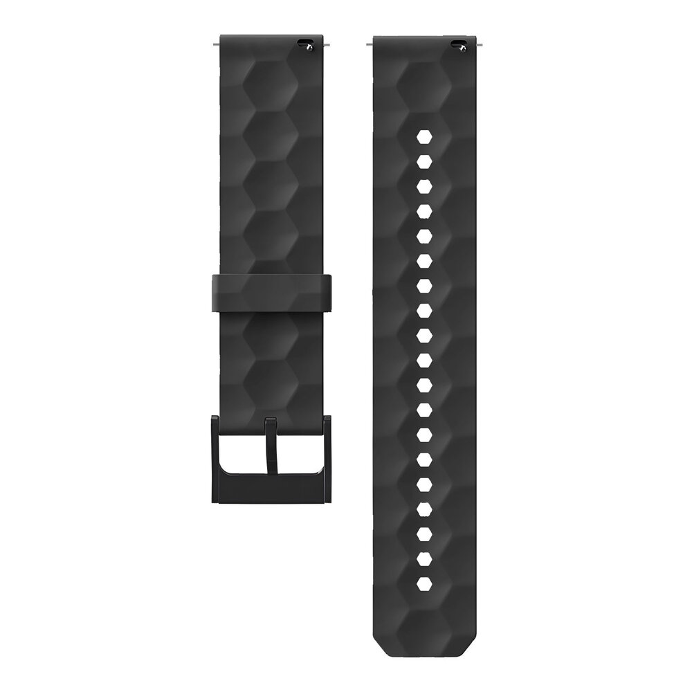 Strap-it Strap-it Bracelet silicone 'hexa' Xiaomi Mi Watch (noir)