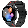 Strap-it Strap-it Bracelet sport á boucle Huawei Watch GT 3 42mm (noir/rouge) Strap-it Strap-it Bracelet sport á boucle Huawei Watch GT 3 42mm (noir/rouge)