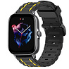 Strap-it Strap-it Bracelet sport á boucle Amazfit GTS 3 (noir/jaune) Strap-it Strap-it Bracelet sport á boucle Amazfit GTS 3 (noir/jaune)