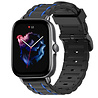 Strap-it Strap-it Bracelet sport á boucle Amazfit GTS 3 (noir/bleu)