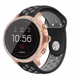 Strap-it Bracelet Sport Fossil Gen 5e 42mm - noir/gris