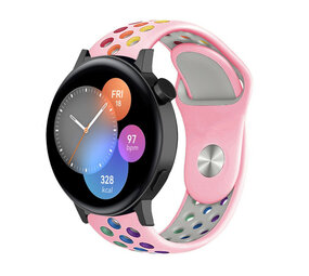 Strap-it Bracelet sport Huawei Watch GT 3 42mm (rose/coloré)