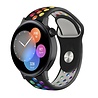 Strap-it Strap-it Bracelet sport Huawei Watch GT 3 42mm (noir/coloré) Strap-it Strap-it Bracelet sport Huawei Watch GT 3 42mm (noir/coloré)