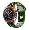 Strap-it Strap-it Bracelet sport Samsung Galaxy Watch 3 41mm (vert armée/coloré) Strap-it Strap-it Bracelet sport Samsung Galaxy Watch 3 41mm (vert armée/coloré)