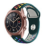 Strap-it Strap-it Bracelet sport Samsung Galaxy Watch 3 41mm (vert pin/coloré) Strap-it Strap-it Bracelet sport Samsung Galaxy Watch 3 41mm (vert pin/coloré)
