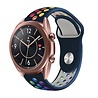 Strap-it Strap-it Bracelet sport Samsung Galaxy Watch 3 41mm (bleu foncé/coloré) Strap-it Strap-it Bracelet sport Samsung Galaxy Watch 3 41mm (bleu foncé/coloré)