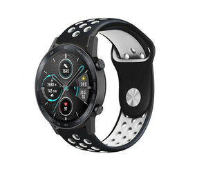 Strap-it Bracelet sport Honor Magic Watch (noir/blanc)