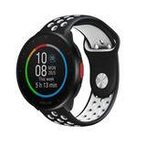 Strap-it Bracelet sport Polar Pacer (noir/blanc)