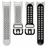 Strap-it Strap-it Bracelet sport carré Samsung Galaxy Watch 5 44mm (blanc/noir) Strap-it Strap-it Bracelet sport carré Samsung Galaxy Watch 5 44mm (blanc/noir)