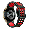 Strap-it Strap-it Bracelet sport carré Samsung Galaxy Watch 5 44mm (noir/rouge)
