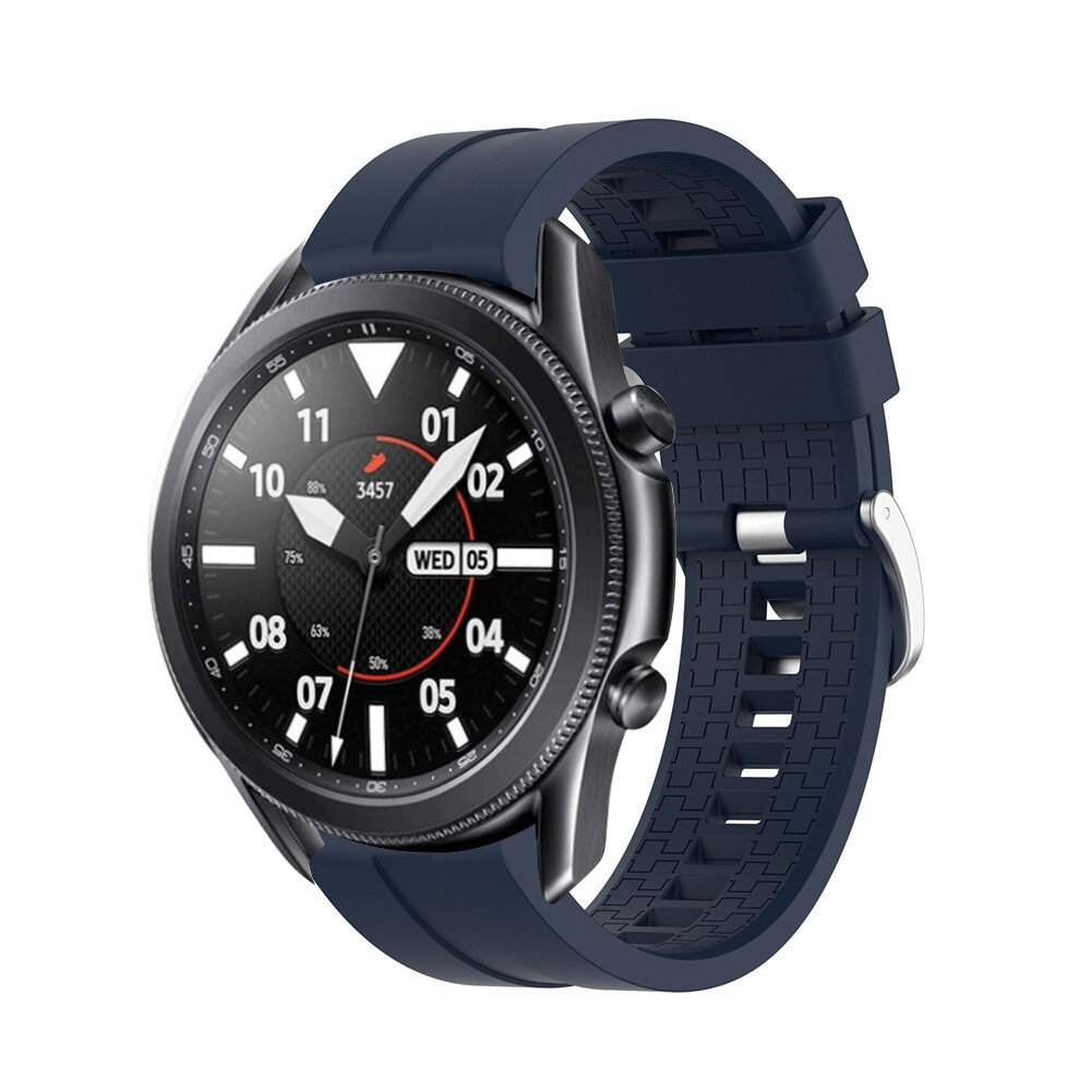 Strap-it Strap-it Bracelet silicone 'Extreme' Samsung Galaxy Watch 3 45mm (bleu foncé)