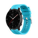 Strap-it Bracelet silicone 'Extreme' Amazfit GTR 2 (bleu clair)