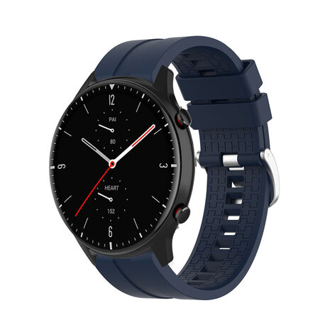Strap-it Strap-it Bracelet silicone 'Extreme' Amazfit GTR 2 (bleu foncé)