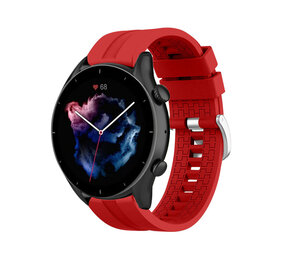 Strap-it Bracelet silicone 'Extreme' Amazfit GTR 3 (Pro) (rouge)