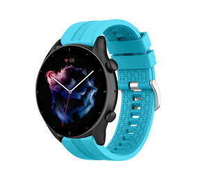 Strap-it Bracelet silicone 'Extreme' Amazfit GTR 3 (Pro) (bleu clair)
