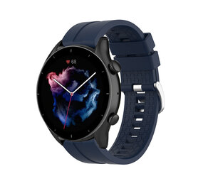 Strap-it Bracelet silicone 'Extreme' Amazfit GTR 3 (Pro) (bleu foncé)
