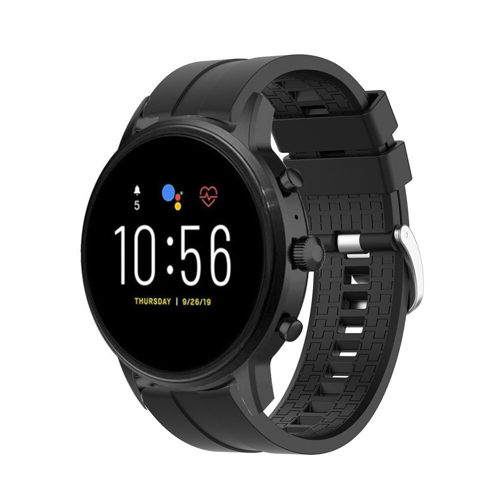 Strap-it Strap-it Bracelet silicone 'Extreme' Fossil Gen 5 (noir)