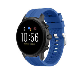 Strap-it Bracelet silicone 'Extreme' Fossil Gen 5 (bleu)