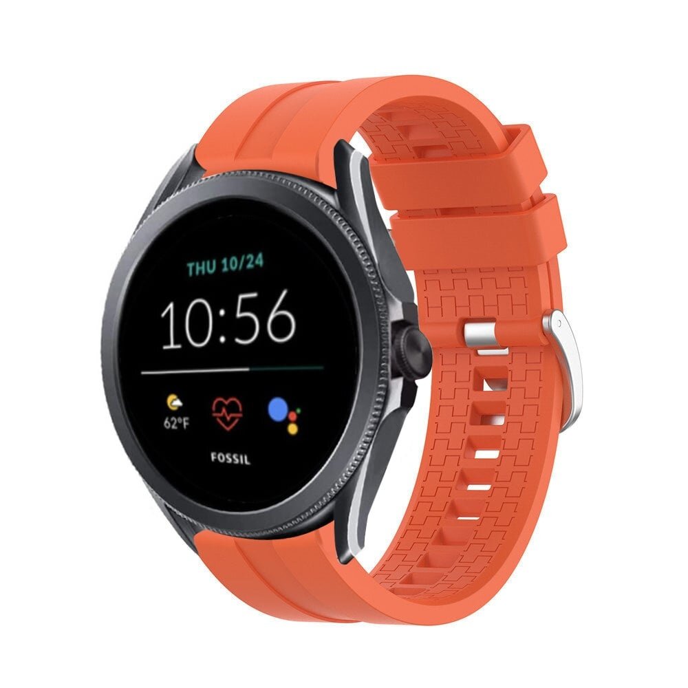 Strap-it Strap-it Bracelet silicone 'Extreme' Fossil Gen 5e 44mm (orange)