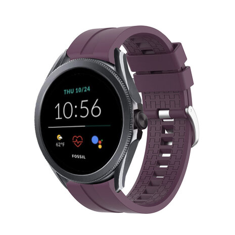 Strap-it Strap-it Bracelet silicone 'Extreme' Fossil Gen 5e 44mm (violet)
