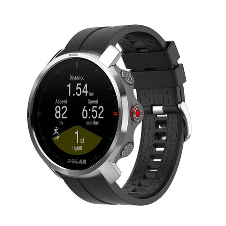 Strap-it Strap-it Bracelet silicone 'Extreme' Polar Grit X (noir)