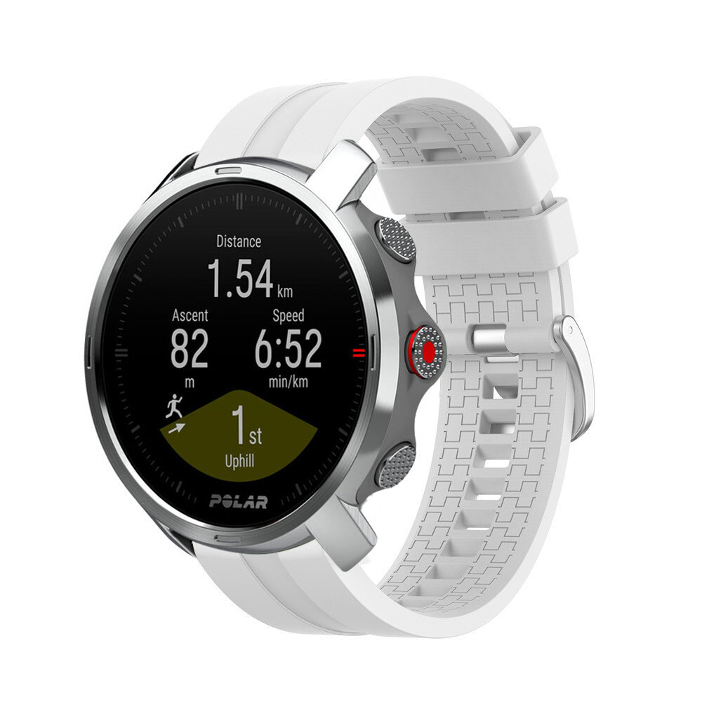 Strap-it Strap-it Bracelet silicone 'Extreme' Polar Grit X (blanc)