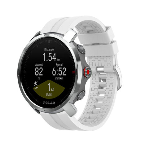 Strap-it Strap-it Bracelet silicone 'Extreme' Polar Grit X (blanc)