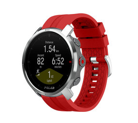 Strap-it Bracelet silicone 'Extreme' Polar Grit X (rouge)