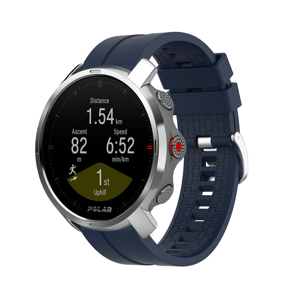 Strap-it Strap-it Bracelet silicone 'Extreme' Polar Grit X (bleu foncé)