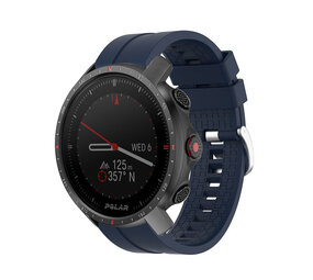 Strap-it Bracelet silicone 'Extreme' Polar Grit X Pro (bleu foncé)