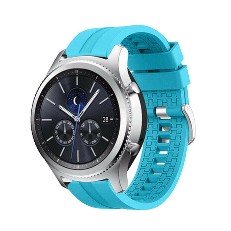 Strap-it Strap-it Bracelet silicone 'Extreme' Samsung Gear S3 (bleu clair)