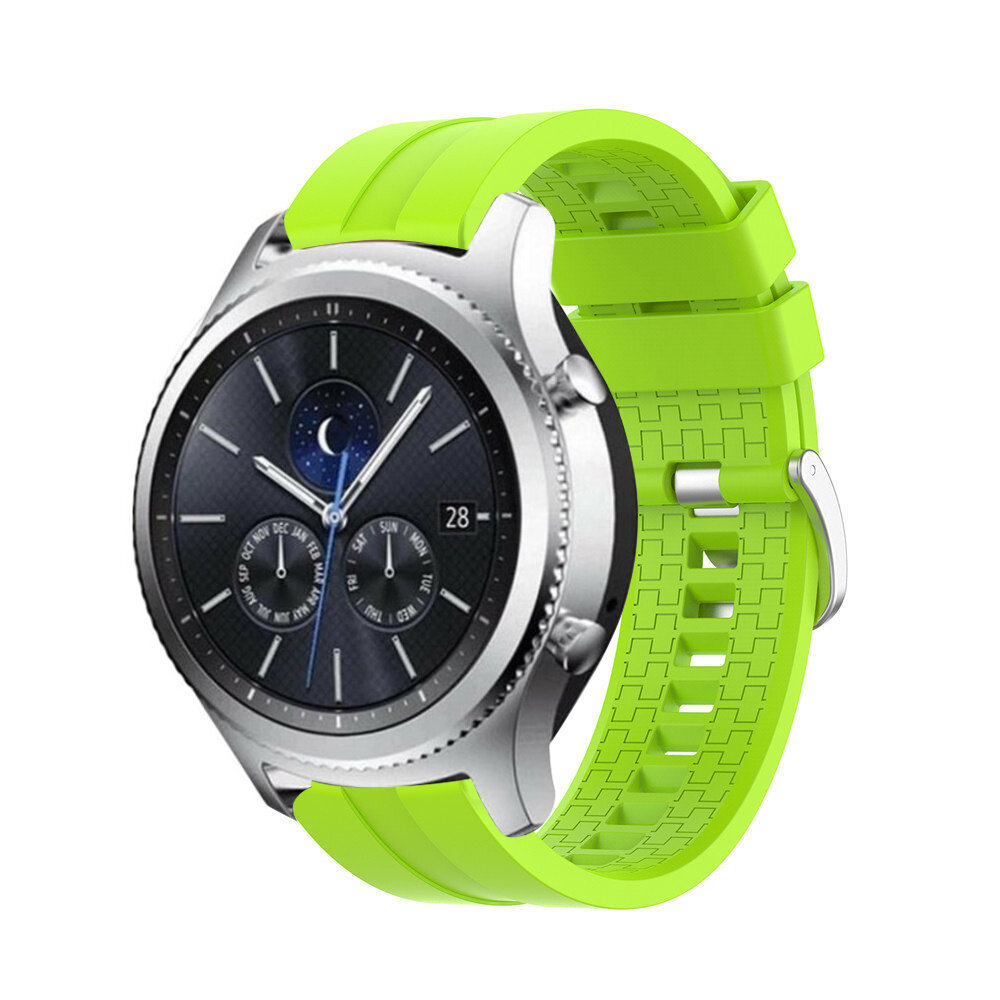 Strap-it Strap-it Bracelet silicone 'Extreme' Samsung Gear S3 (lime)