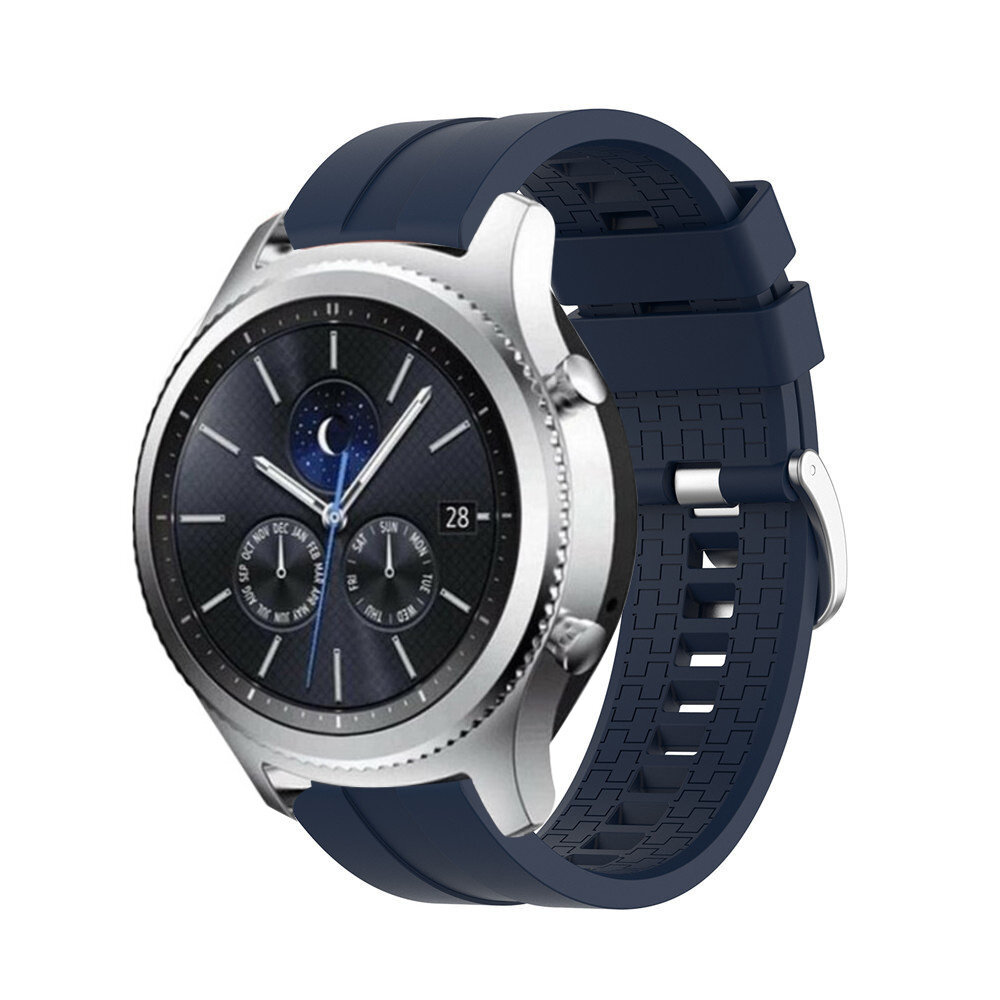 Strap-it Strap-it Bracelet silicone 'Extreme' Samsung Gear S3 (bleu foncé)