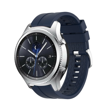 Strap-it Strap-it Bracelet silicone 'Extreme' Samsung Gear S3 (bleu foncé)