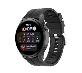Strap-it Bracelet silicone 'Extreme' Huawei Watch 3 (Pro) (noir)
