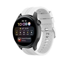Strap-it Bracelet silicone 'Extreme' Huawei Watch 3 (Pro) (blanc)