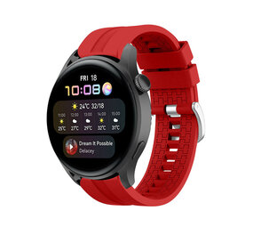 Strap-it Bracelet silicone 'Extreme' Huawei Watch 3 (Pro) (rouge)
