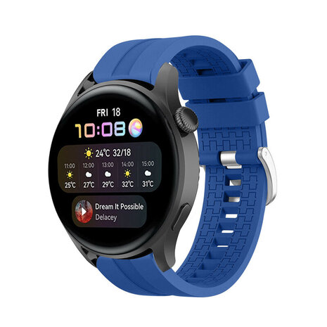 Strap-it Strap-it Bracelet silicone 'Extreme' Huawei Watch 3 (Pro) (bleu)
