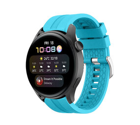 Strap-it Bracelet silicone 'Extreme' Huawei Watch 3 (Pro) (bleu clair)