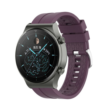 Strap-it Strap-it Bracelet silicone 'Extreme' Huawei Watch GT 2 Pro (violet)