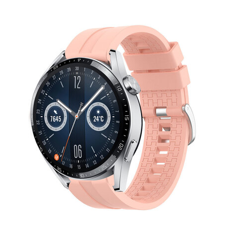 Strap-it Strap-it Bracelet silicone 'Extreme' Huawei Watch GT 3 46mm (rose)