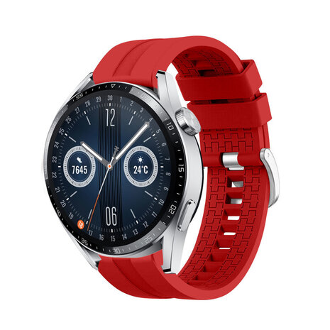 Strap-it Strap-it Bracelet silicone 'Extreme' Huawei Watch GT 3 46mm (rouge)