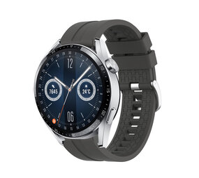 Strap-it Bracelet silicone 'Extreme' Huawei Watch GT 3 46mm (gris foncé)
