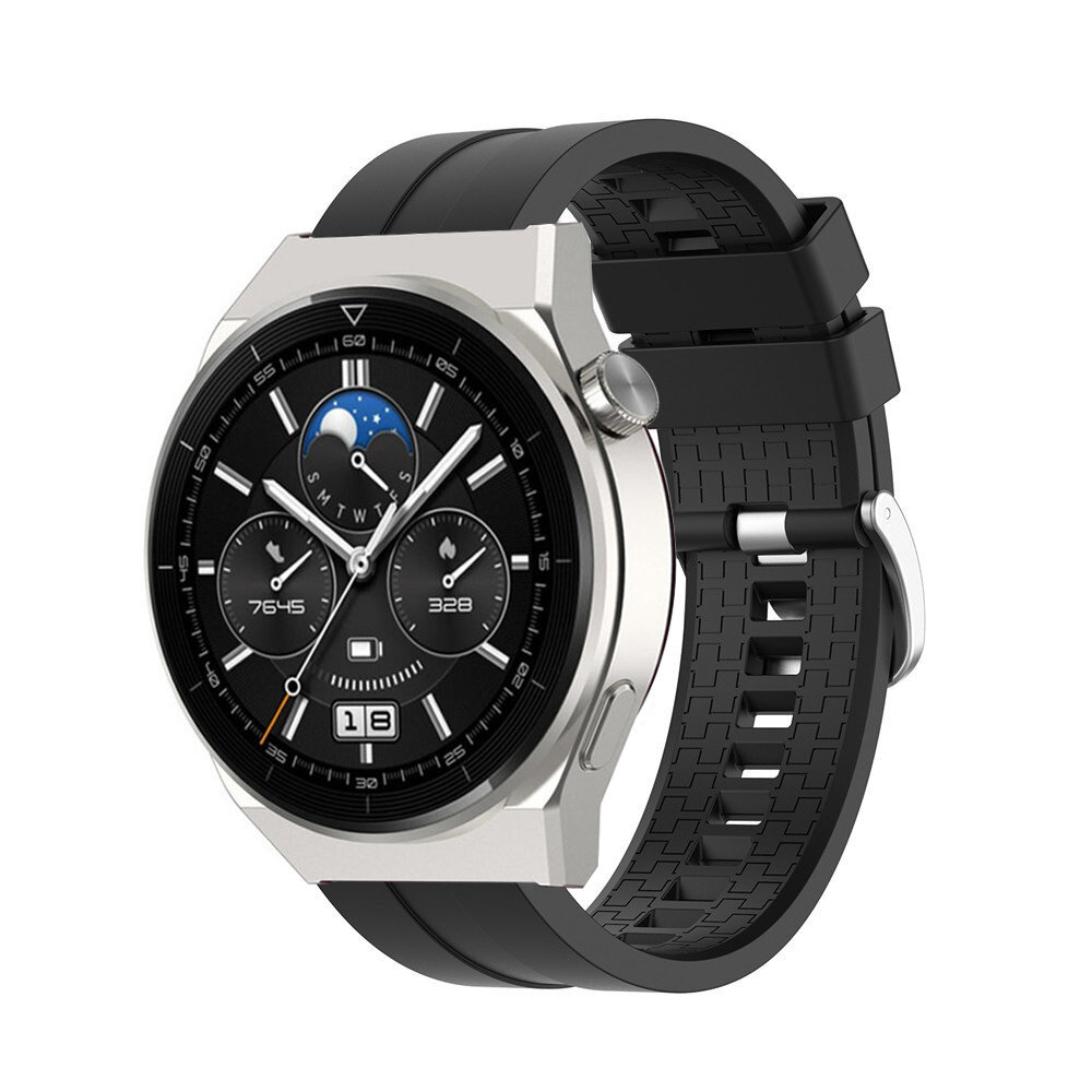 Strap-it Strap-it Bracelet silicone 'Extreme' Huawei Watch GT 3 Pro 46mm (noir)