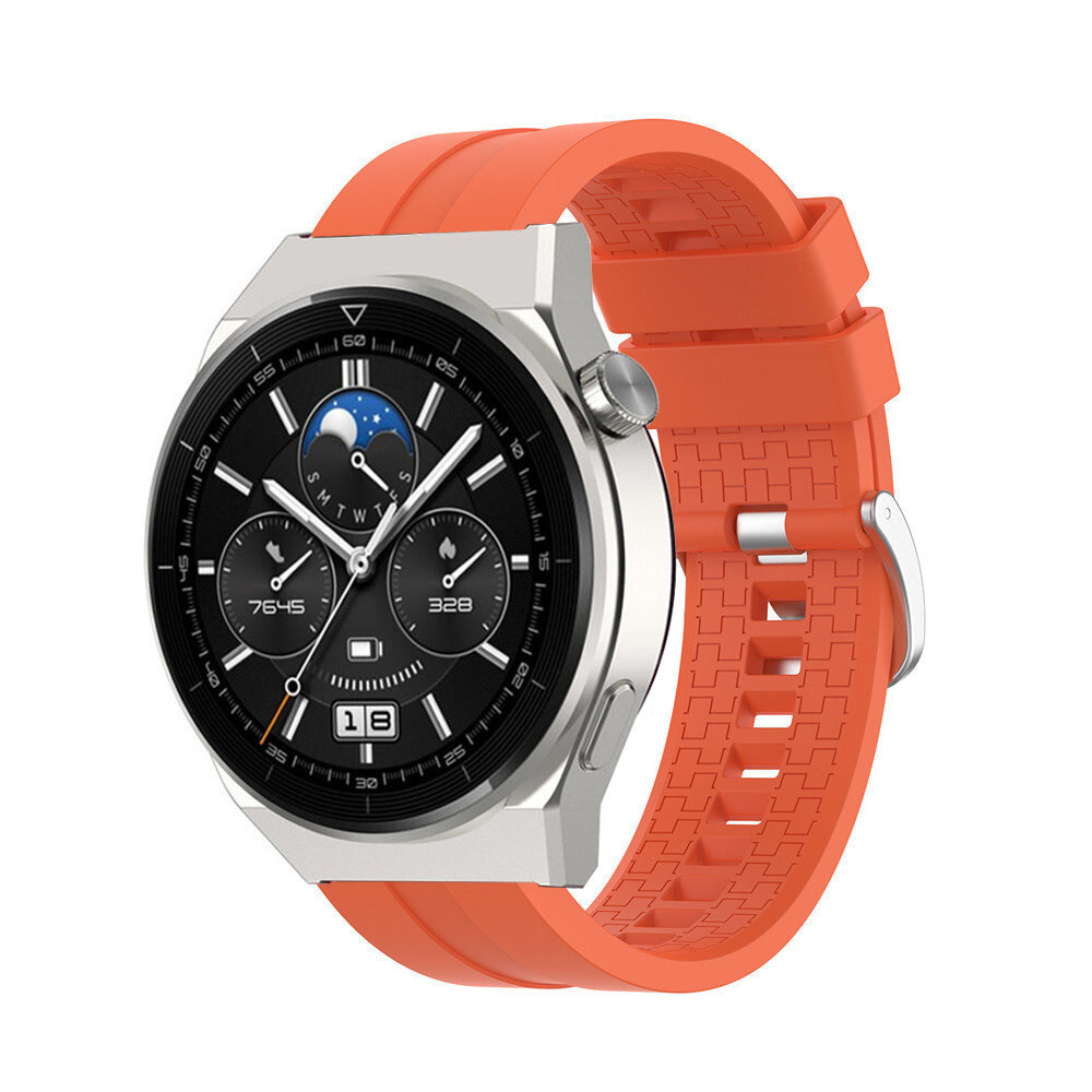 Strap-it Strap-it Bracelet silicone 'Extreme' Huawei Watch GT 3 Pro 46mm (orange)
