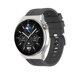 Strap-it Bracelet silicone 'Extreme' Huawei Watch GT 3 Pro 46mm (gris foncé)