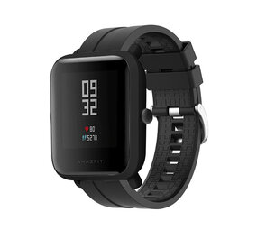 Strap-it Bracelet silicone 'Extreme' Xiaomi Amazfit Bip (noir)