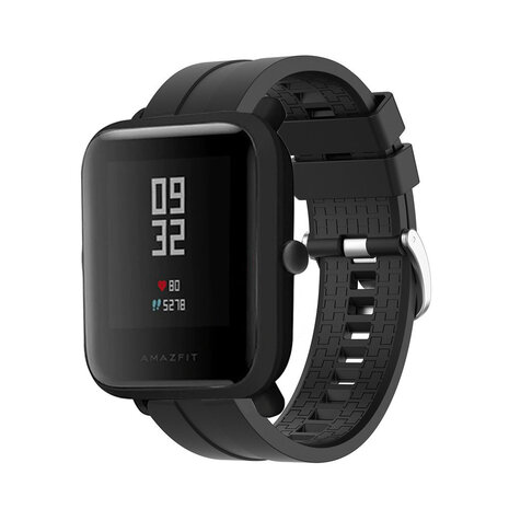 Strap-it Strap-it Bracelet silicone 'Extreme' Xiaomi Amazfit Bip (noir)